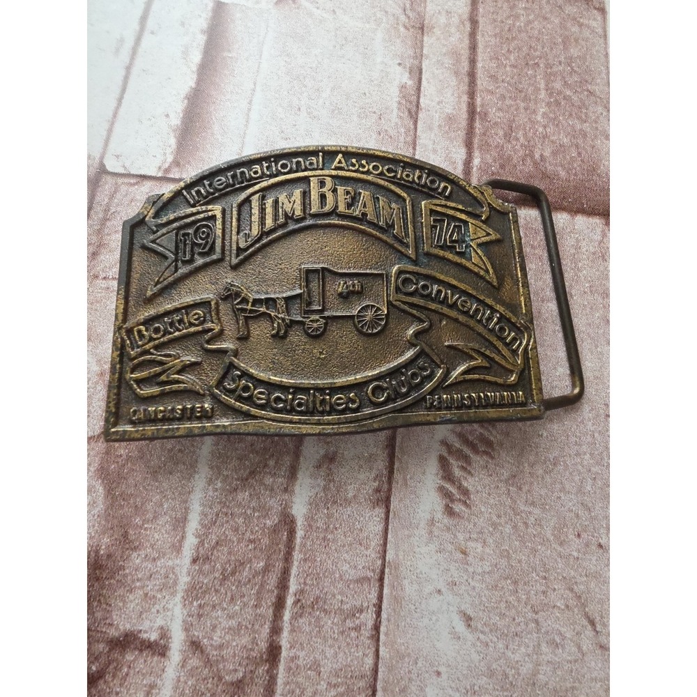 VTG Buckle, Jim Beam Inter Assoc of Bottle and Sp Clubs, 1978 Chicago Convention